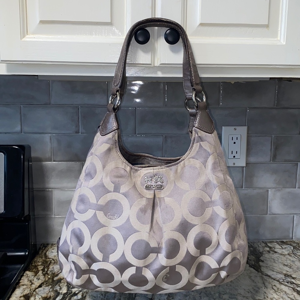 Coach Madison Maggie Opart Silver, Gray